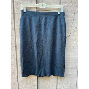 Vintage 1960s/1970s Brenda French Navy Pencil Skirt - Size Medium? 28-29" waist